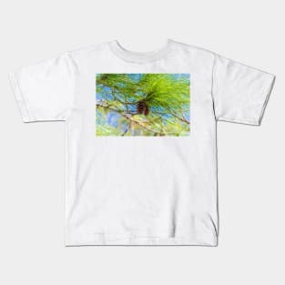 Pine cones on a tree Kids T-Shirt